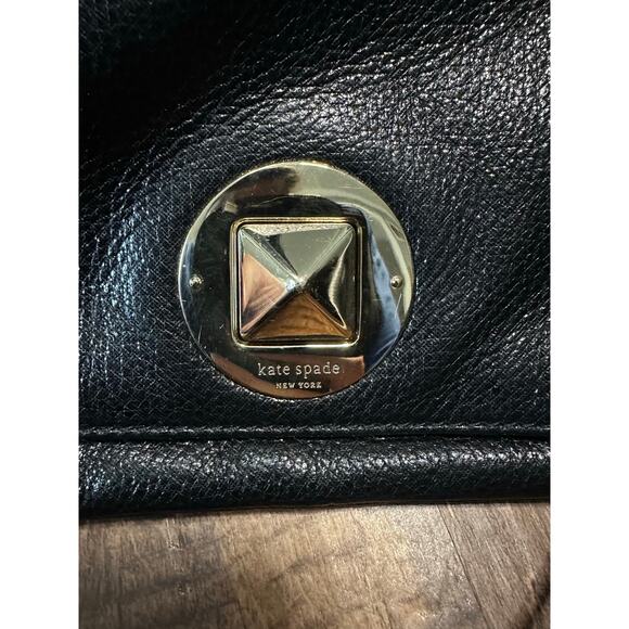 Kate Spade Keira Newbury Lane black saffiano leather clutch - Picture 5 of 5